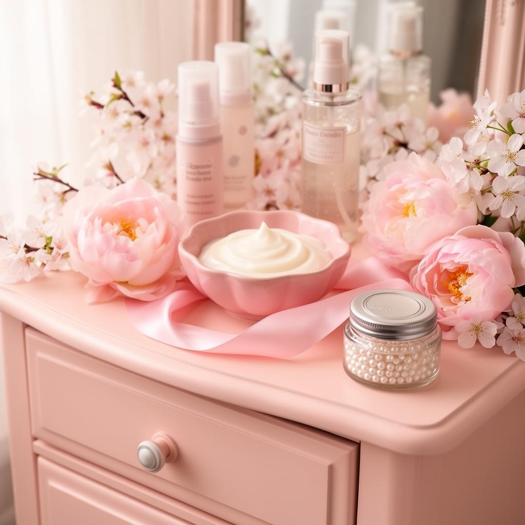 Ritual de skincare con sérum facial